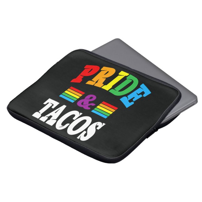 Pride Tacos Lgbt Laptop Sleeve (Voorkant top)
