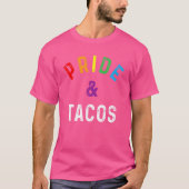 Pride & Tacos Lgbt Lgbetq Gay Pride Rainbow Flag T T-shirt (Voorkant)
