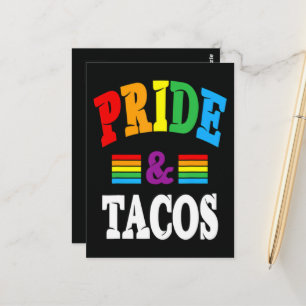 Pride Tacos Lgbt Lgbtq Homo Briefkaart