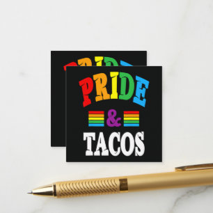 Pride Tacos Lgbt Lgbtq Homo Informatiekaartje