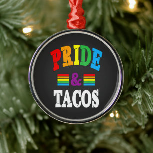 Pride Tacos Lgbt Metalen Ornament