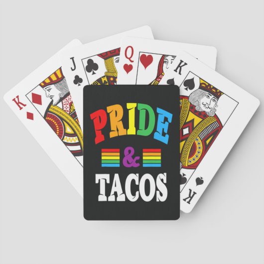 Pride Tacos Lgbt Pokerkaarten (Achterkant)