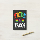 Pride Tacos Lgbt Post-it® Notes (Op bureau)