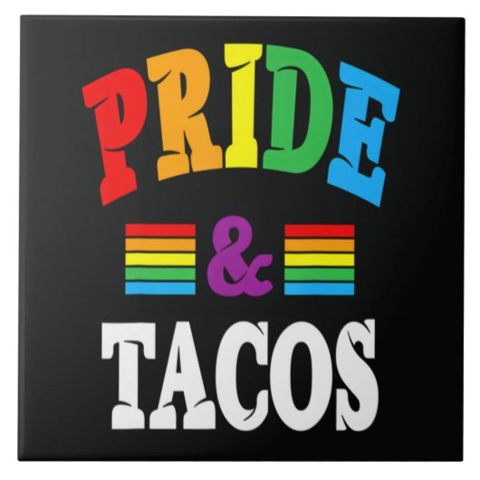 Pride Tacos Lgbt Tegeltje (Voorkant)