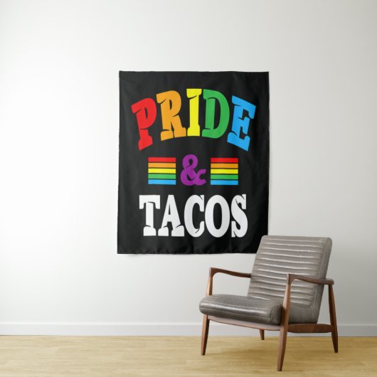 Pride Tacos Lgbt Wandkleed (In situ)