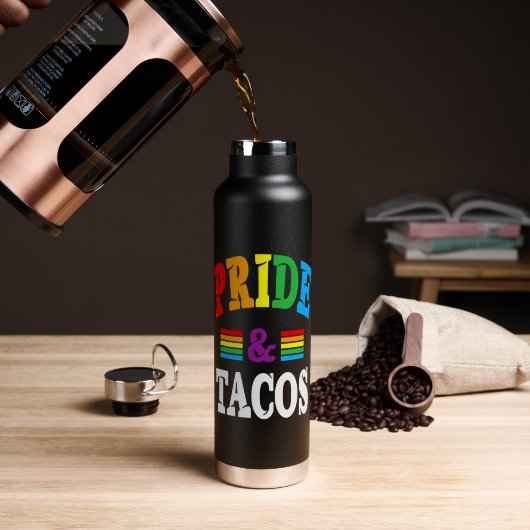 Pride Tacos Lgbt Waterfles (Koffie (Gedraaid) )