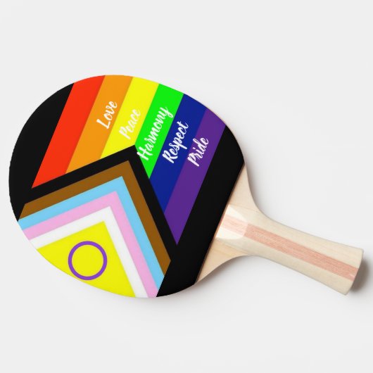 Pride Tafeltennisbatje (Zijkant)