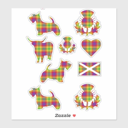 Pride Tartan Sticker (Vel)