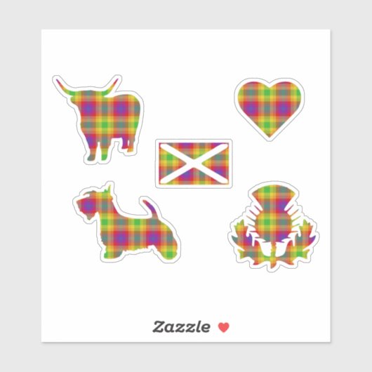 Pride Tartan Sticker (Vel)