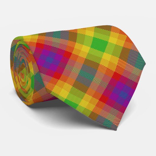 Pride Tartan Stropdas (Opgerold)