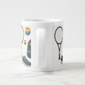 Pride Tennis Equipment voor Speler Pride Maand Grote Koffiekop (Achterkant)