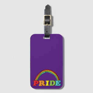 Pride Text en Regenboog Trucker Hoed T-shirt Boods Bagagelabel