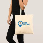 Pride This Way Boodschappentas Tote Bag (Voorkant (product))