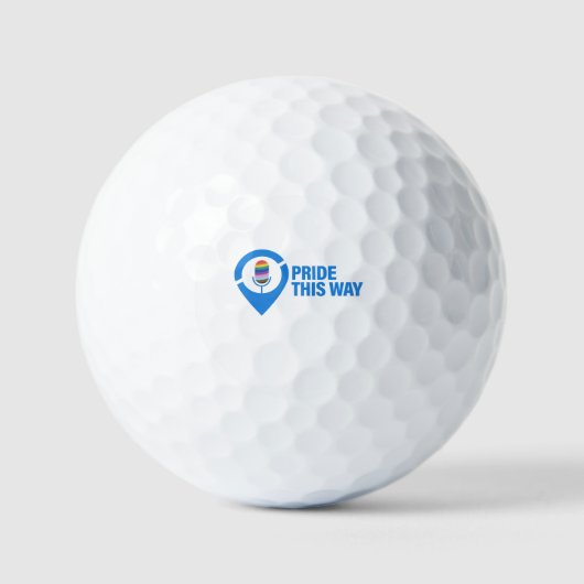 Pride This Way Golfballen (Voorkant)