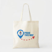 Pride This Way Schoudertas Tote Bag (Voorkant)