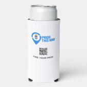 Pride This Way - Vind je Pride Coozie/Koeler Seltzer Blikjeskoeler (Seltzer Voorkant)