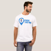 Pride This Way: 'We stoppen de wodka in de vodcast T-shirt (Voorkant volledig)