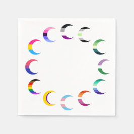 Pride Time Crescent Moon Design Servet