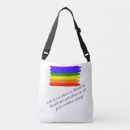 Pride Tote _ met citaat Crossbody Tas