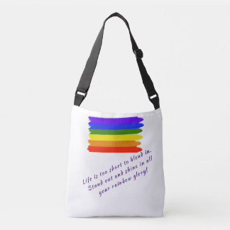 Pride Tote _ met citaat Crossbody Tas