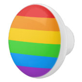 Pride Touch: Regenboogvlag Keramische Knop (Rechts)