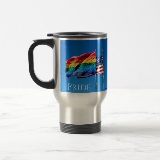'Pride' Travel Koffie Mok (Links)
