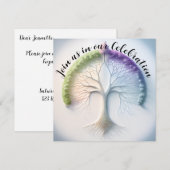 Pride Tree of Life Party Kaart (Voorkant / Achterkant)