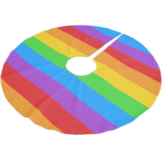 Pride Tree: Regenboogvlag Kerstboom Rok (Gekanteld)