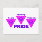 Pride Triangle briefkaart (Voorkant)