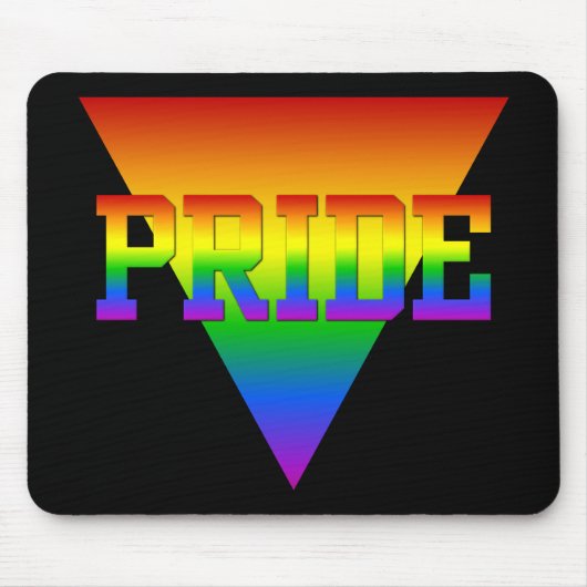 Pride Triangle mousepad Muismat (Voorkant)