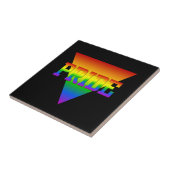 Pride Triangle-tegel Tegeltje (Zijkant)