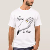 PRIDE TROUW RING LIEFDE -.png T-shirt (Voorkant)