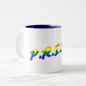 Pride Tweekleurige Koffiemok (Voorkant links)
