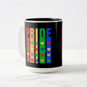Pride Tweekleurige Koffiemok (Voorkant links)