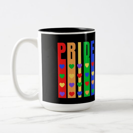 Pride Tweekleurige Koffiemok (Links)