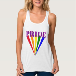 PRIDE-typografie kleurrijke regenboog homo lgbt hb Tanktop