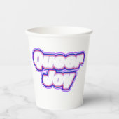 Pride Typografie Kunst Papieren Bekers (Voorkant)