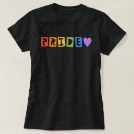 Pride Typography Rainbow T-Shirt