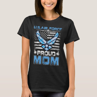 Pride US Army... Ik ben een Proud Air Force Mam Fa T-shirt
