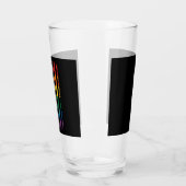 Pride USA America Distressed Rainbow Flag LGBTQ Glas (Links)