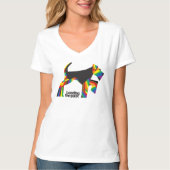 PRIDE V-Neck T-shirt (Voorkant)