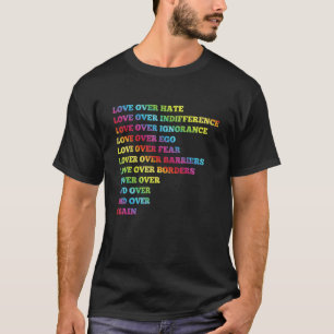 Pride Valentijnsdag Love Wins Rainbow T-shirt