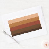 Pride-valstripes voor mensen met kleur (POC) Rechthoekige Sticker (Envelop)