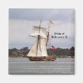 Pride van Baltimore II magnet (Voorkant)