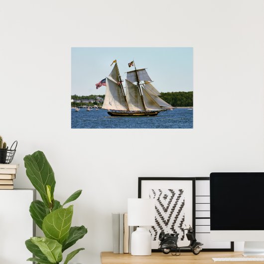 Pride van Baltimore II Tall Ship Poster (Thuiskantoor)
