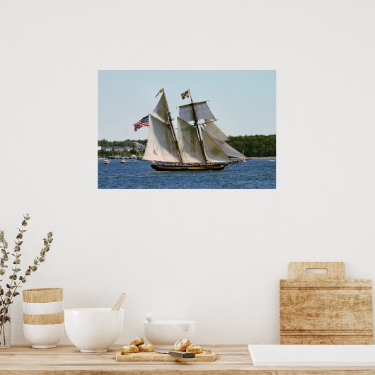 Pride van Baltimore II Tall Ship Poster (Keuken)