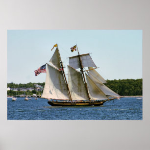 Pride van Baltimore II Tall Ship Poster