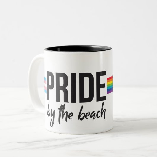 Pride van de Beach mok (Voorkant links)