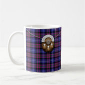 Pride van de Schotse Mode Tartan en Sporran Koffiemok (Links)