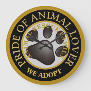 Pride van Dierenvriend Premium Watch Grote Klok